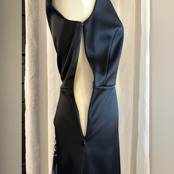 3.1 Phillip Lim 2014 FW Runway dress 2 black/white/purple/floral - Picture 6 of 12